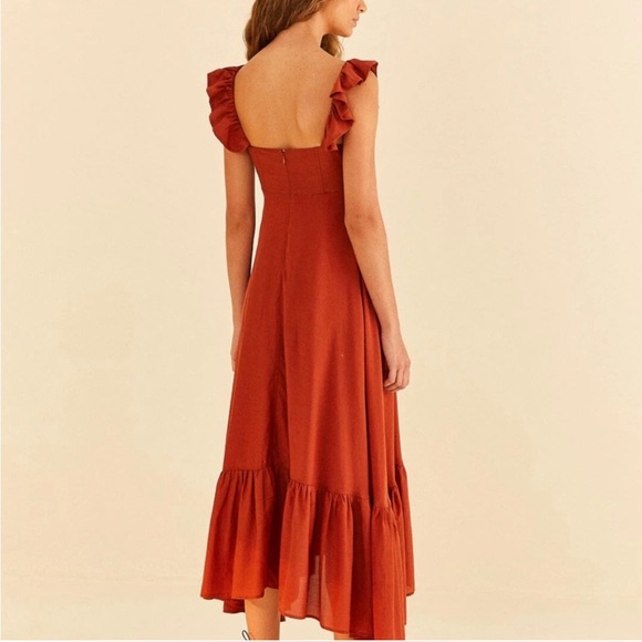 Farm Rio | Ruffle Strap Maxi Dress - Picture 6 of 16